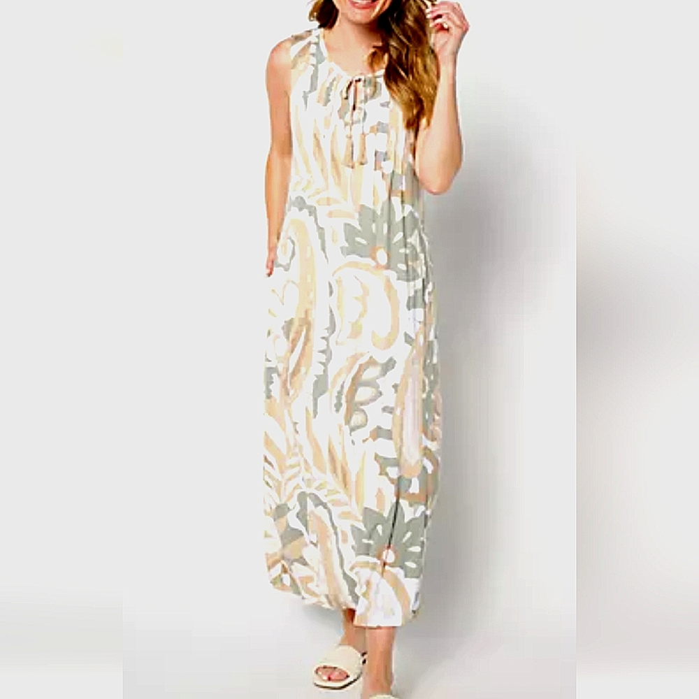 4X maxi dress by Belle Kim Gravel QVC